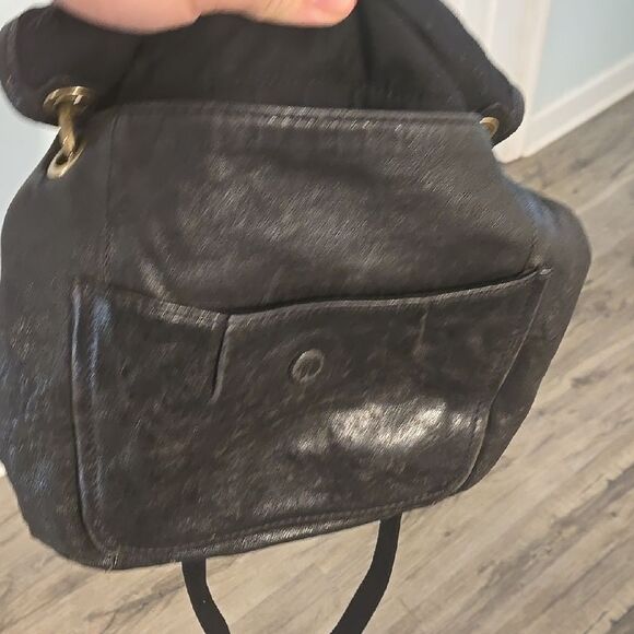 Fossil Black Leather Shoulder Bag - Picture 8 of 9
